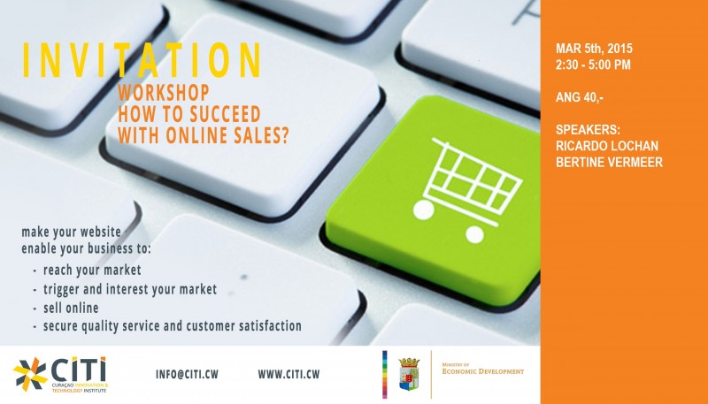 5/3 – Workshop ‘How to Succeed with Online Sales?’